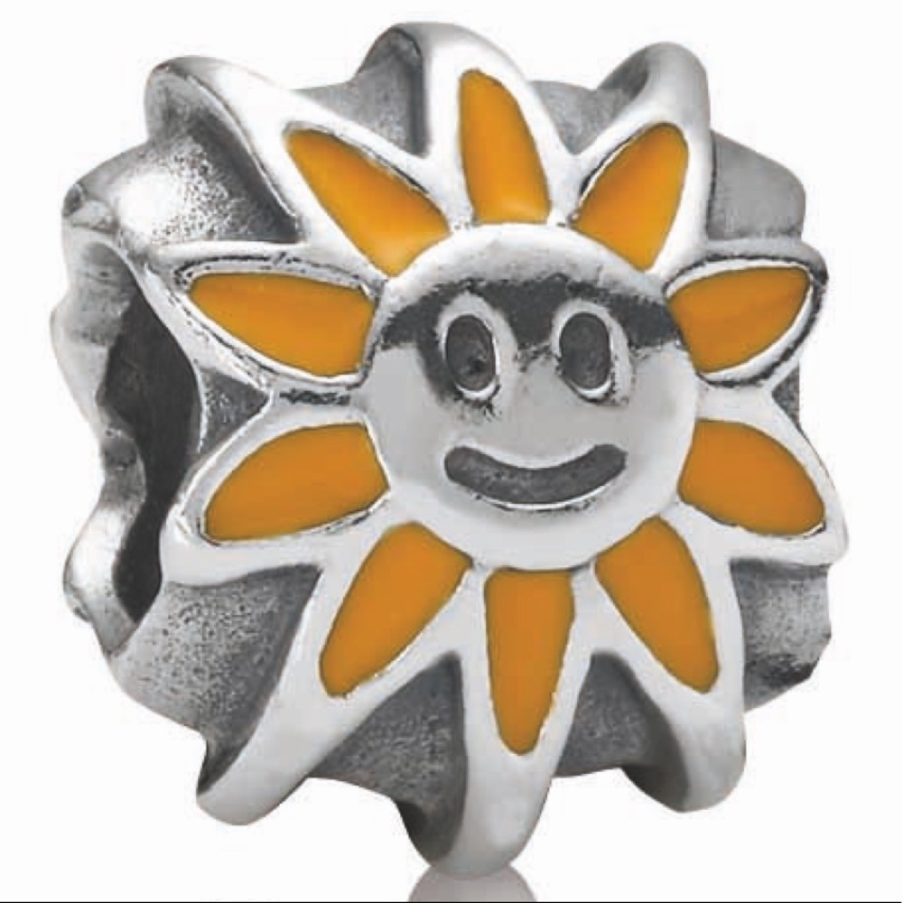 Genuine Retired Pandora Smiling Sun Charm